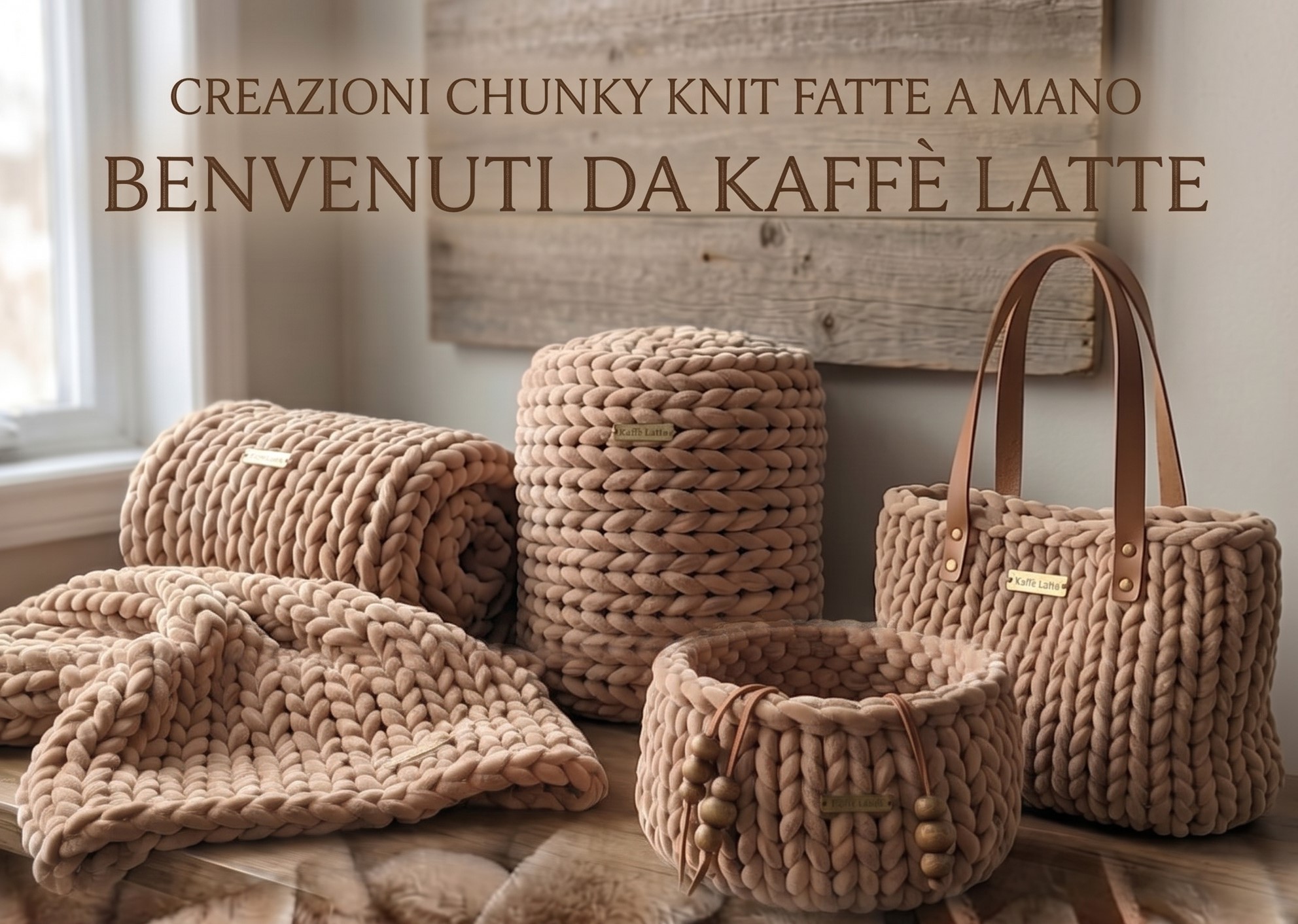 Borse artigianali fatte a mano Kaffelatte
